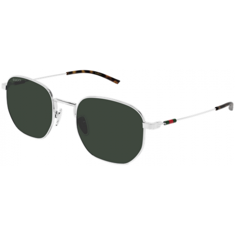 Sunglasses Gucci GG 2095 S- 002 Silver / Green 52mm