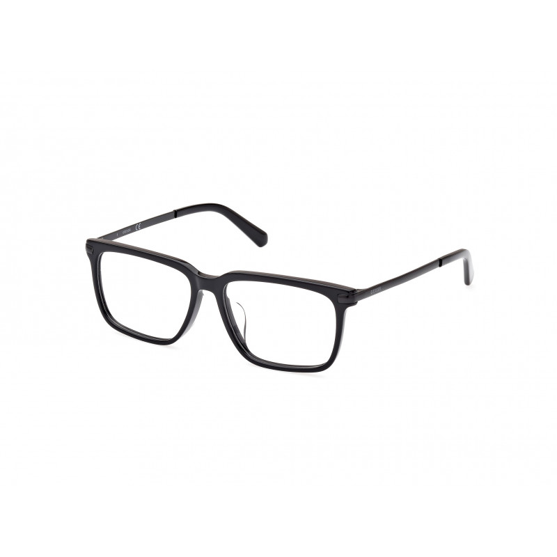 Eyeglasses Guess GU 50077 -D Asian fit 001 Shiny Black / 55mm