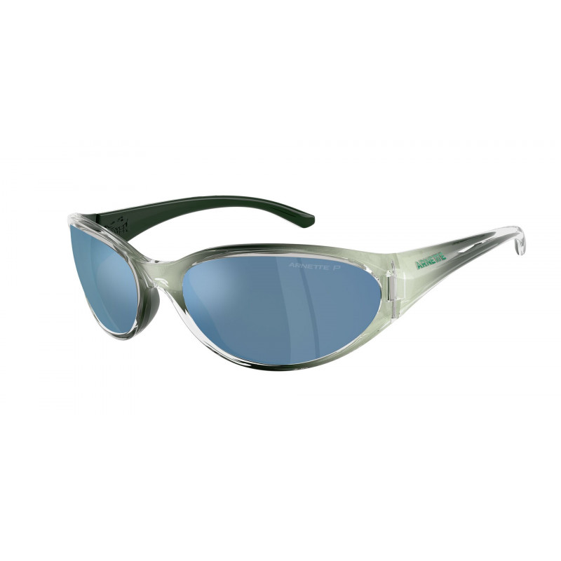 Sunglasses Arnette AN 4368 303422 Flashcoat Green / Dark Grey Mirror Water Polar Policarbonate Polarized 64mm
