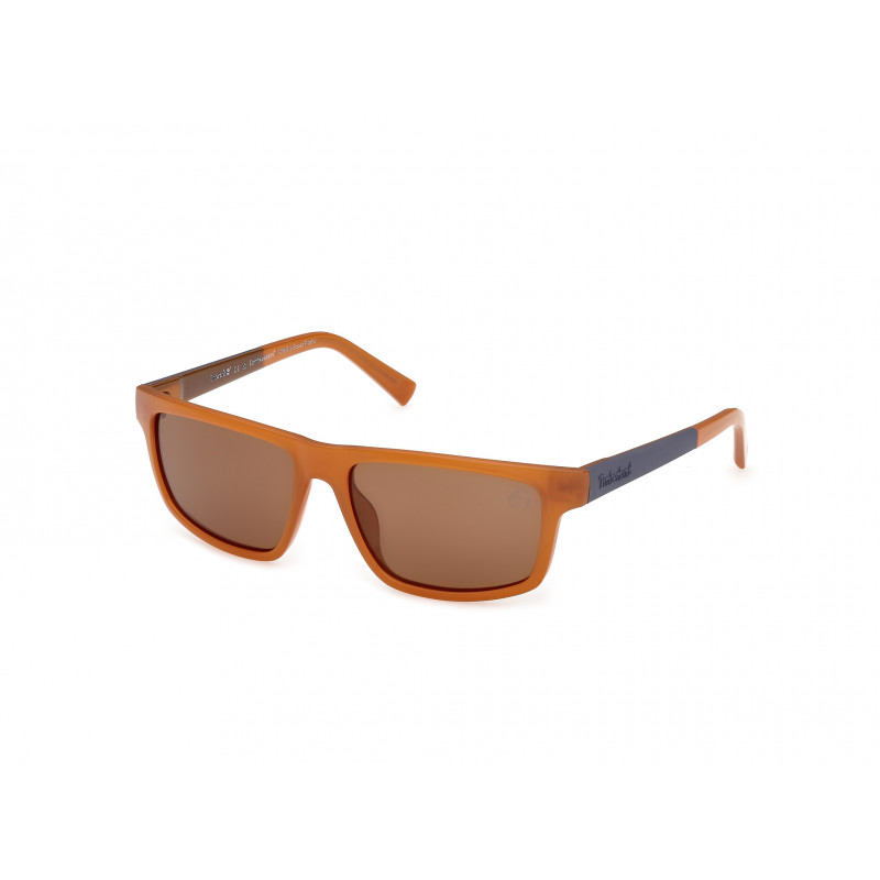 Sunglasses Timberland TB 00070 47H Matte Blue / Shiny Light Brown 57mm