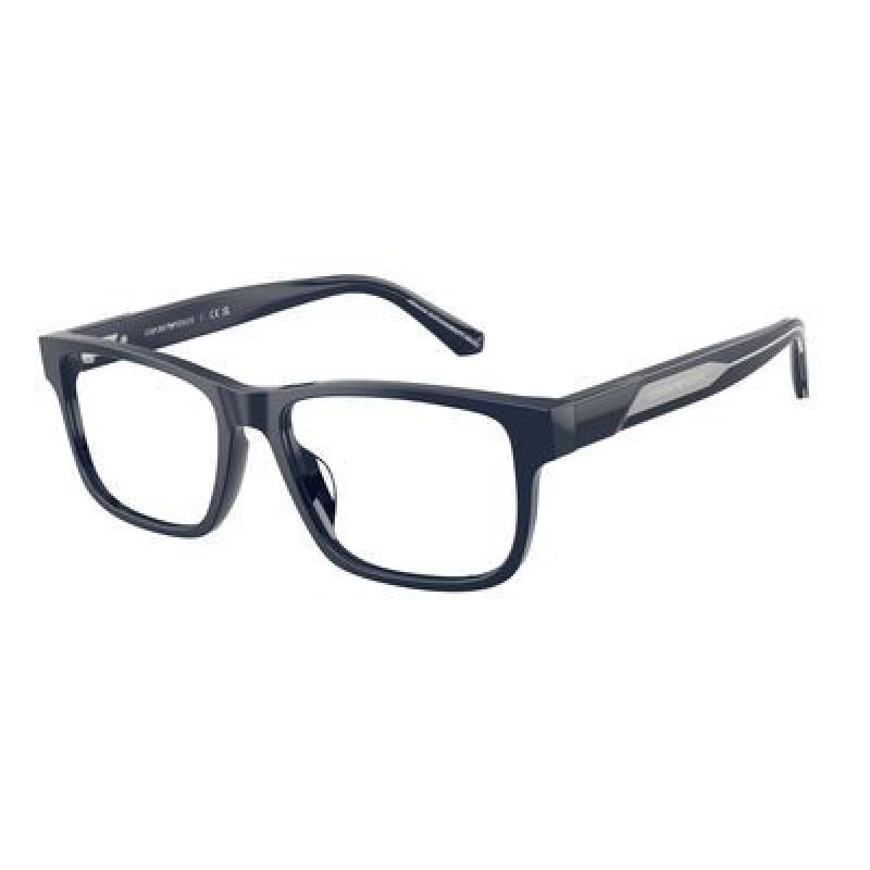 Eyeglasses Emporio Armani EA 3265 U 6039 Shiny Blue / Demo Lens 56mm