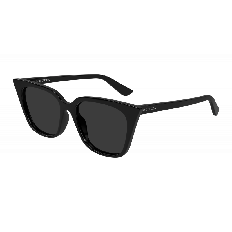 Sunglasses Alexander McQueen AM 0556 S- 001 Black / Grey 53mm