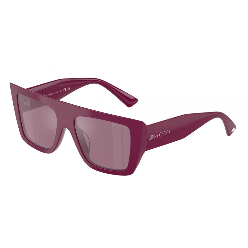 Sunglasses Jimmy Choo JC 5026 U 5061AK Boysenberny Violet / Internal Mirror Silver Polyamide Standard
