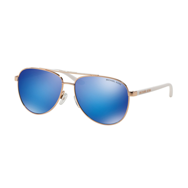 Sunglasses Michael Kors MK 5007 104525 Hvar Rose Gold/White Blue Mirr