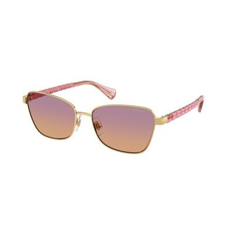 Sunglasses Ralph RA 4149 949178 Shiny Gold / Gradient Rose Polyamide Standard 56mm