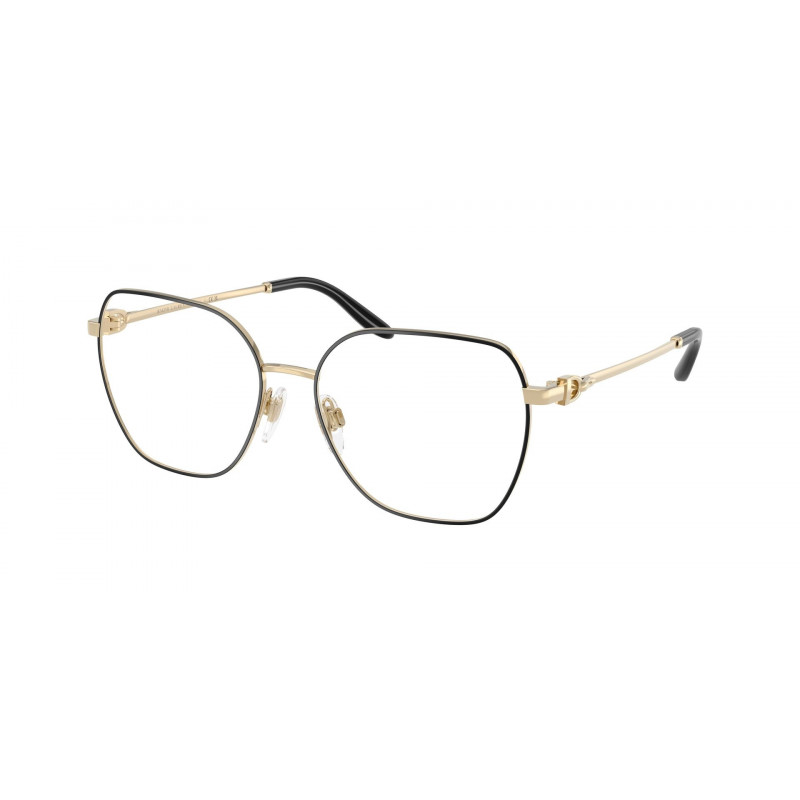 Eyeglasses Ralph Lauren RL 5138 9398 Top Black/Shiny Palegold / Demo Lens 55mm