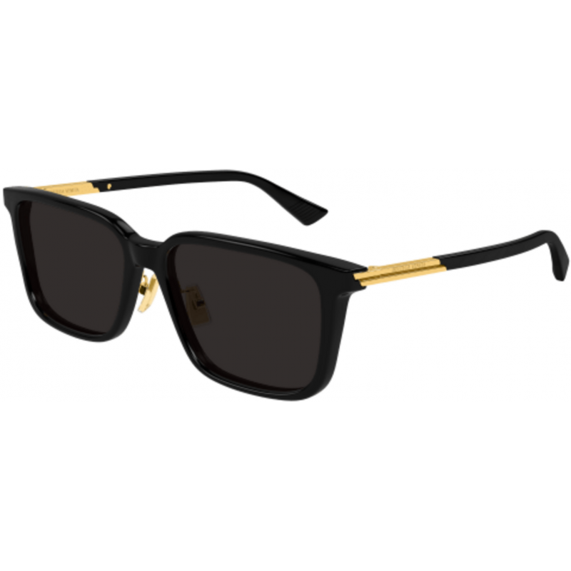 Sunglasses Bottega Veneta BV 1374 SK- 005 Black / Grey Gold 57mm
