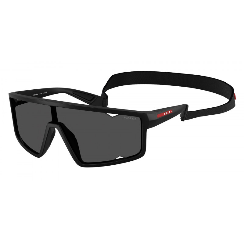 Sunglasses Prada Linea Rossa PS A 03 S 1BO5S0 Matte Black / Dark Grey Polyamide Standard 41mm