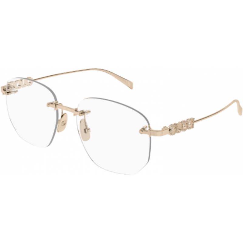 Eyeglasses Gucci GG 1806 O- 003 Gold / Transparent 54mm
