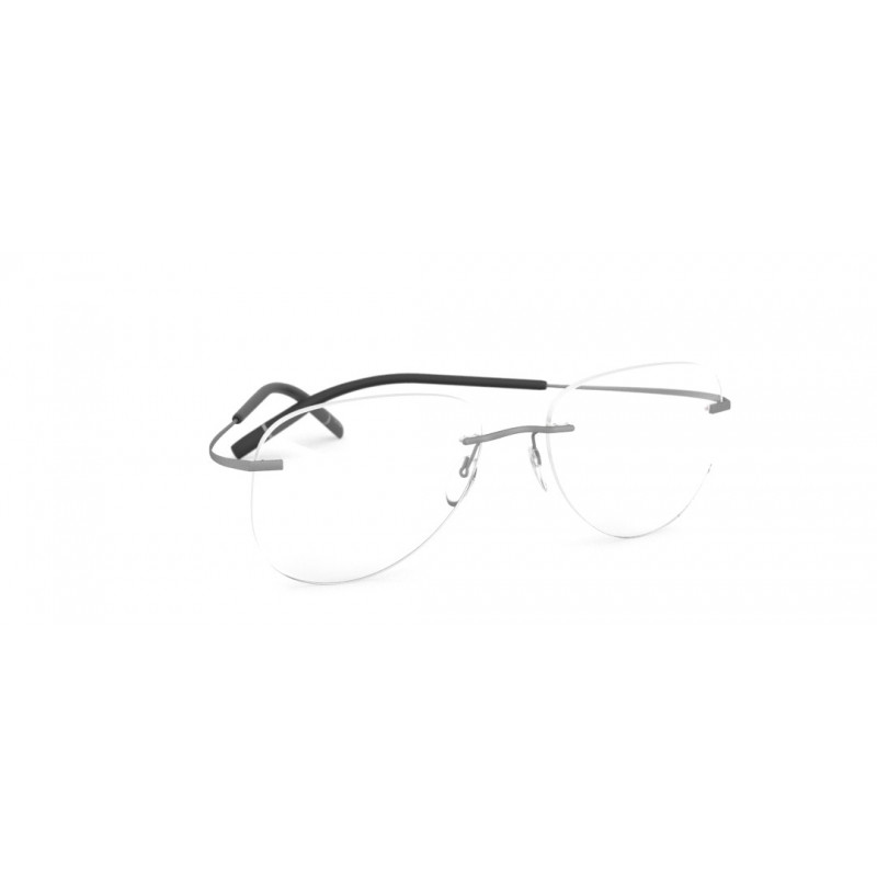 Eyeglasses Silhouette TMA - The Icon II Chassis Rimless 5541 6760 Mystic Ruthenium