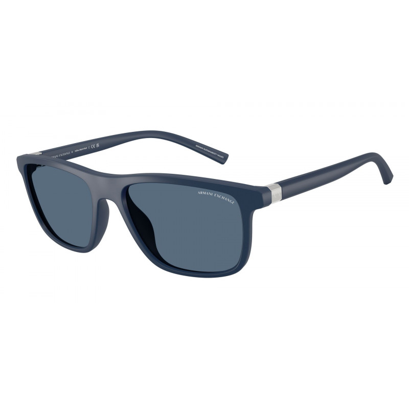 Sunglasses Armani Exchange AX 4167 SU 839980 Matte Blue / Dark Polyamide Standard 56mm