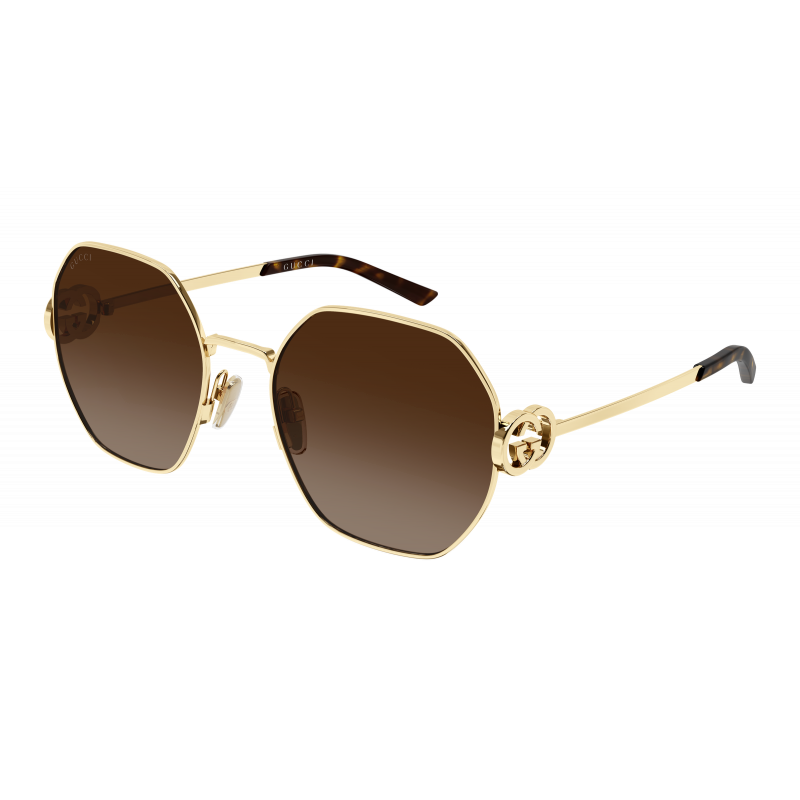Sunglasses Gucci GG 2046 S- 003 Gold / Brown 58mm