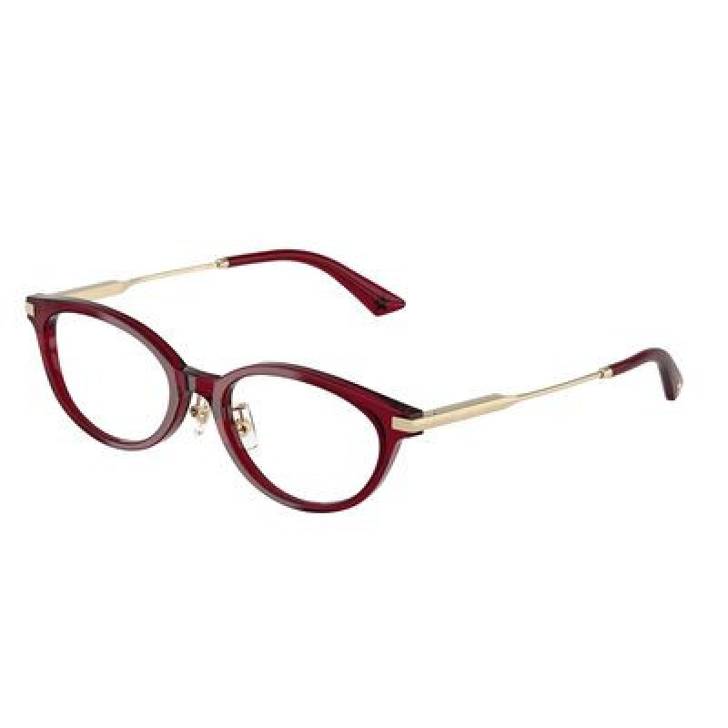 Eyeglasses Jimmy Choo JC 3029 D 5062 Transparent Red Demo Lens 52mm