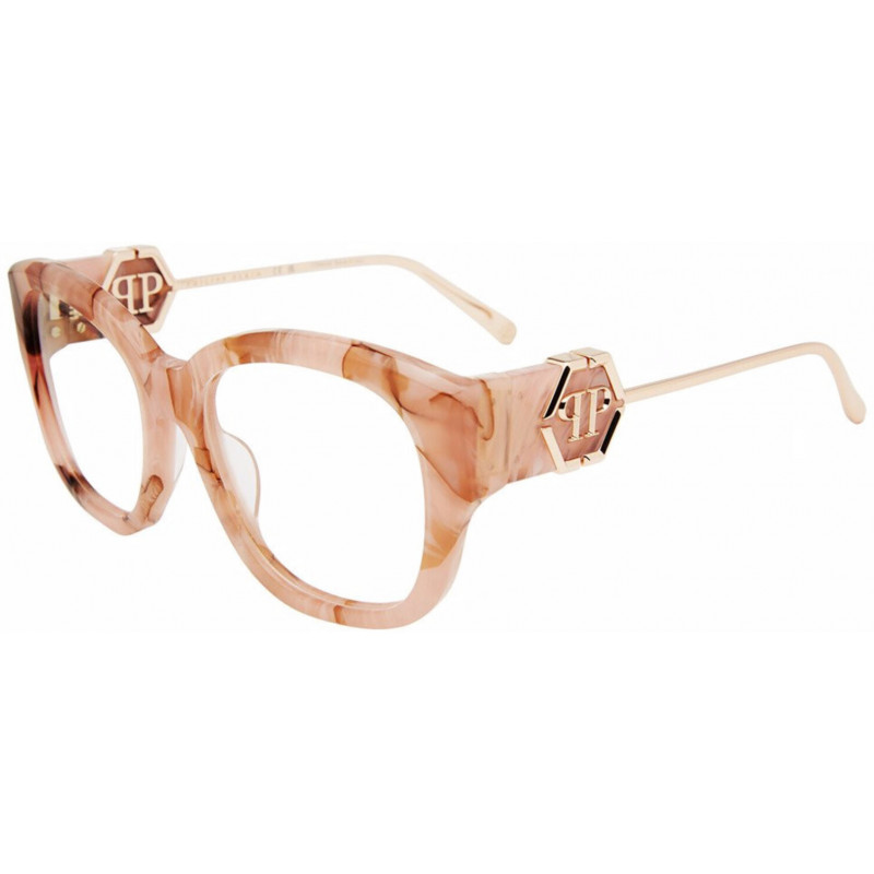 Sunglasses Philipp Plein VPP 124 M 06z8 Opal Fuxia/Marbled Pink 53mm