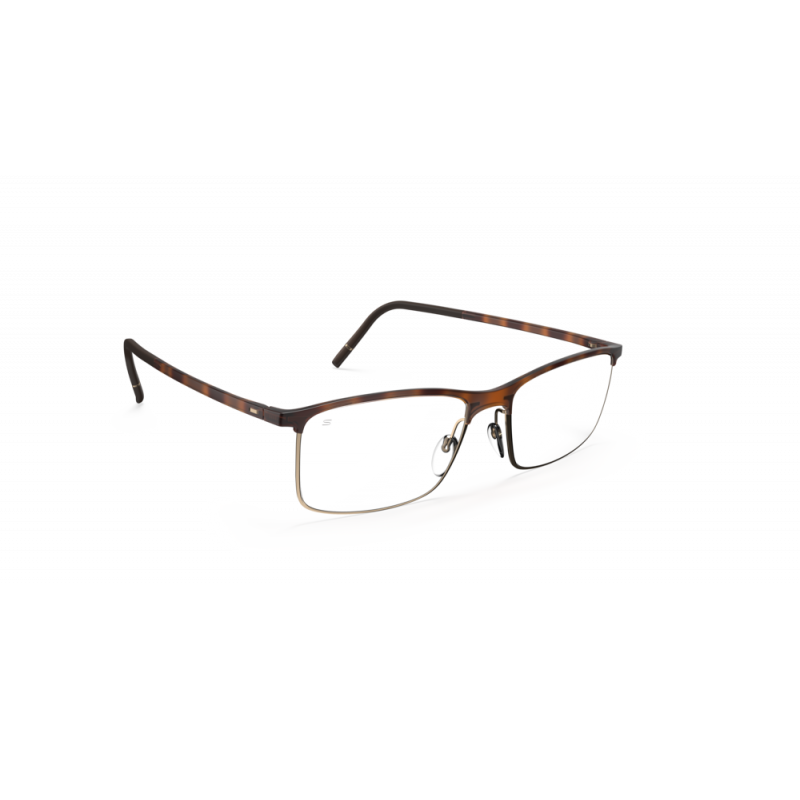 Eyeglasses Silhouette Balanced Fusion 2988 6030 Mahogany / Gold 52mm