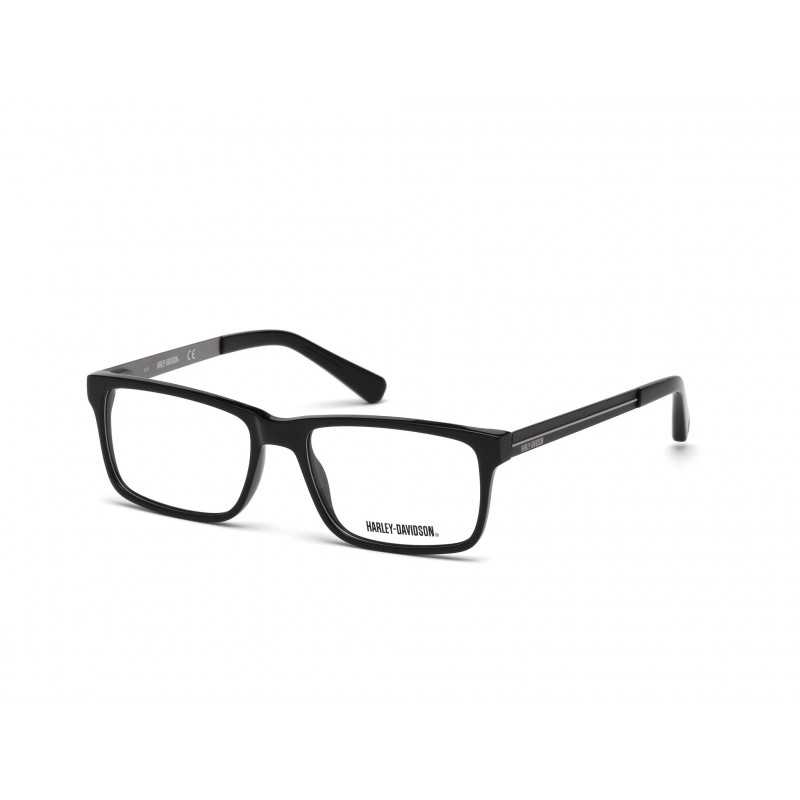 Eyeglasses Harley-Davidson HD 0752 001 Shiny Black / Black/Monocolor 55mm