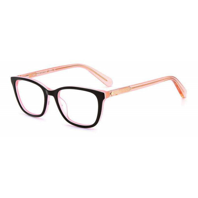 Eyeglasses Kate Spade PIA 3H2 Black Pink 45mm