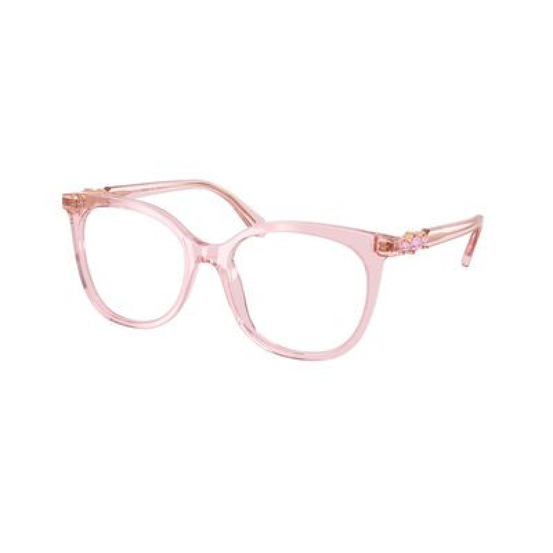 Eyeglasses Swarovski SK 2055 3001 Transparent Pink Demo Lens 52mm
