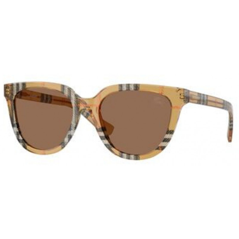 Sunglasses Burberry BE 4469 F 416373 Check Sand / Dark Brown Polyamide Standard 53mm