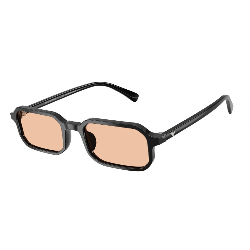 Sunglasses Emporio Armani EA 4253 U 501793 Shiny Black / Light Orange Polyamide Standard 54mm