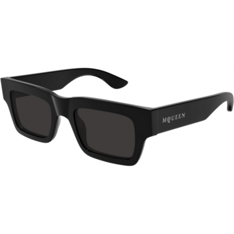 Sunglasses Alexander McQueen AM 0508 S- 001 Black / Grey 50mm