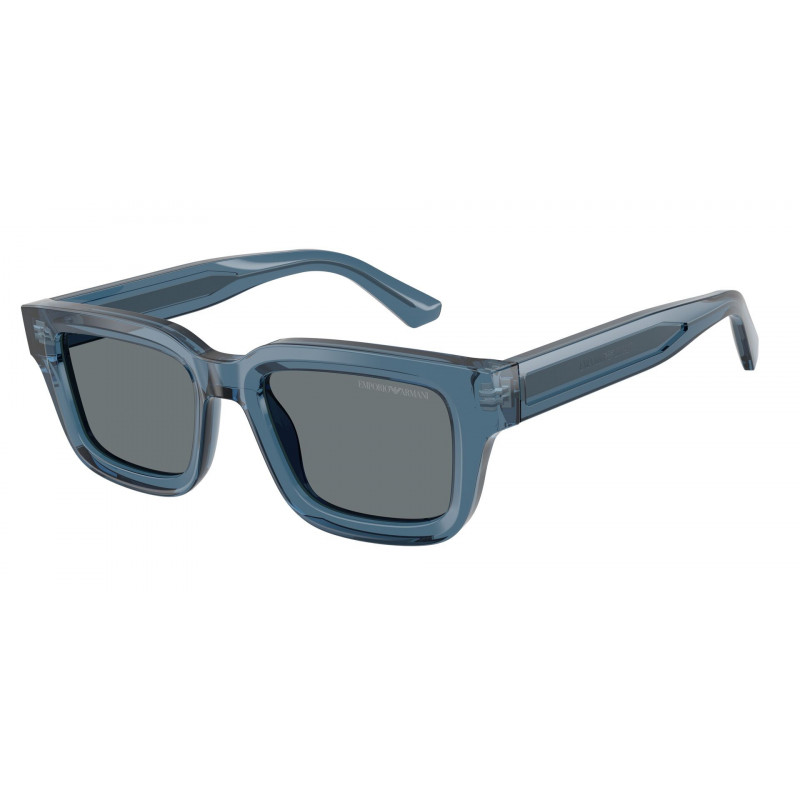 Sunglasses Emporio Armani EA 4270 636280 Shiny Transparent Blue / Dark Polyamide Standard 51mm