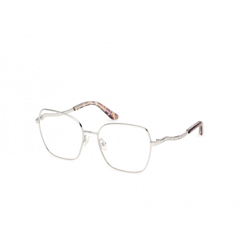 Eyeglasses Guess By Marciano GM 50075 010 Shiny Light Ruthenium / 56mm