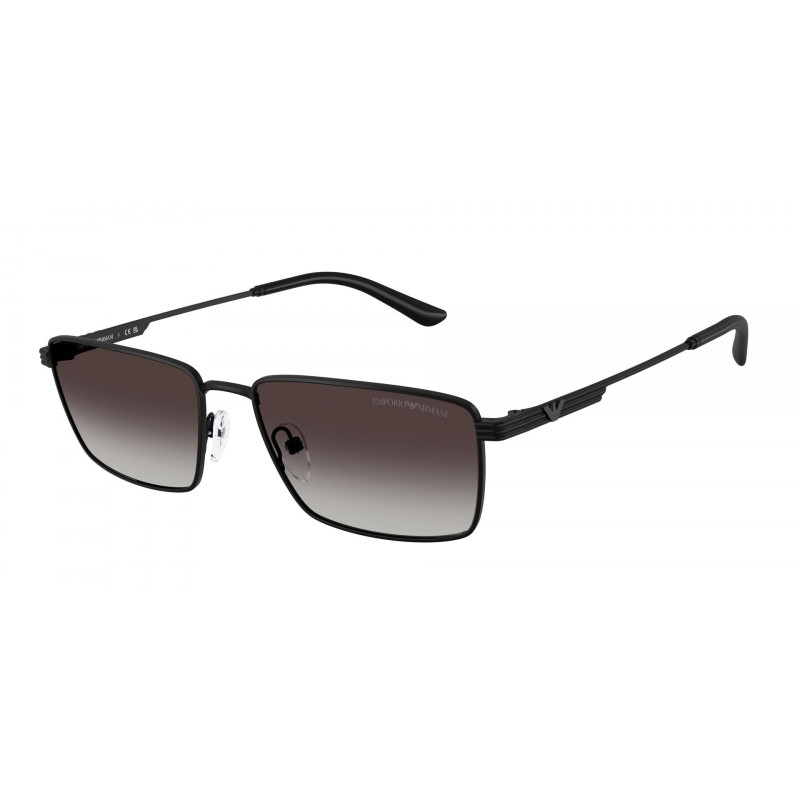 Sunglasses Emporio Armani EA 2169 30018G Matte Black / Grey Gradient Policarbonate Standard 57mm