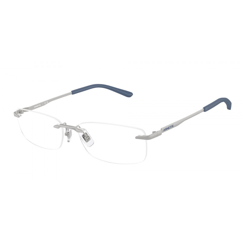 Eyeglasses Arnette AN 6150 770 Matte Silver Demo Lens 58mm