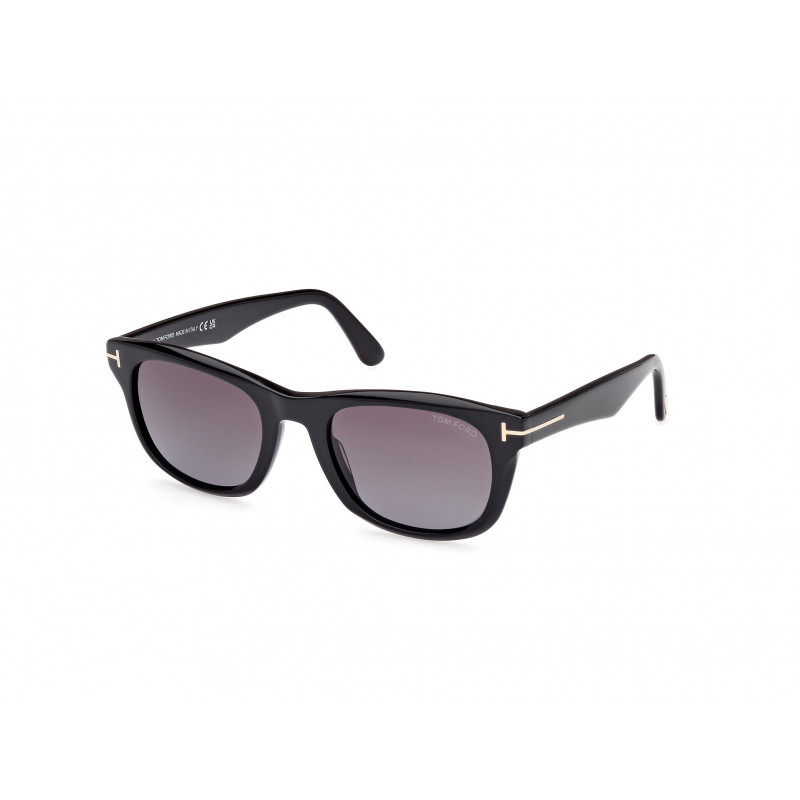 Sunglasses Tom Ford FT 1076 01B Shiny Black / 54mm