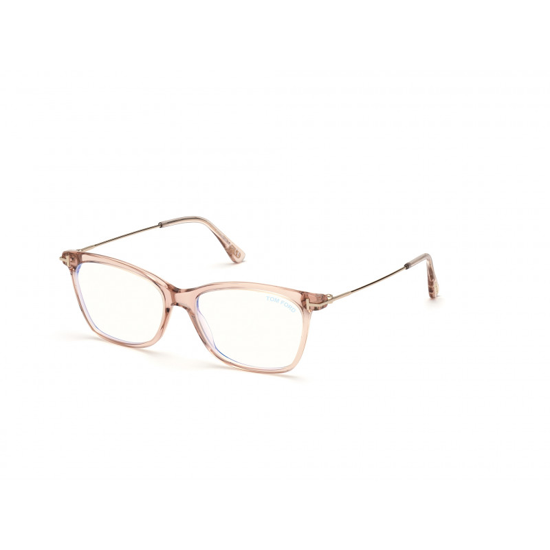 Eyeglasses Tom Ford FT 5712 -B 072 Shiny Light Pink / Pale Gold 50mm