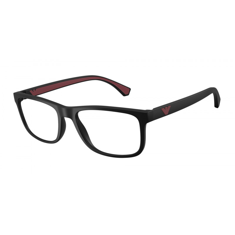 Eyeglasses Emporio Armani EA 3147 5009 Matte Black Demo Lens 55mm