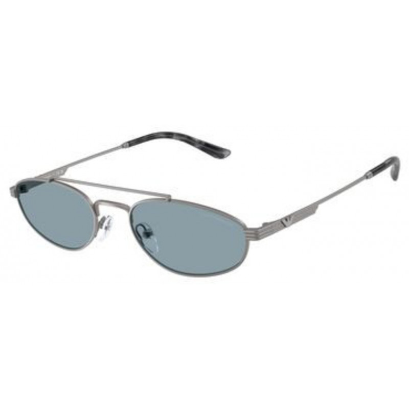 Sunglasses Emporio Armani EA 2157 300372 Matte Gunmetal / Azure Policarbonate Standard 54mm