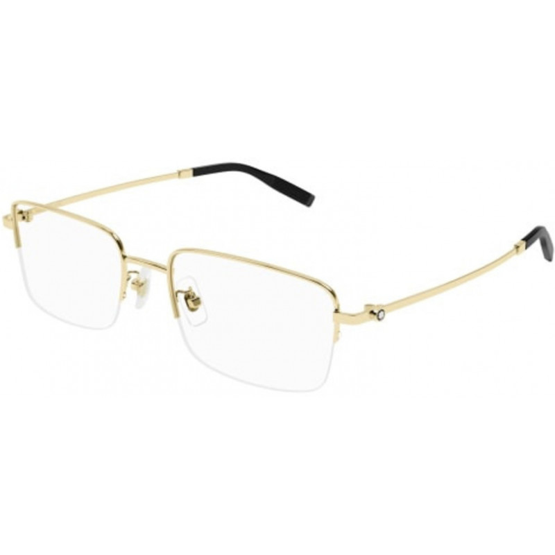 Eyeglasses Montblanc MB 0313 OA- 002 Gold / Transparent 54mm