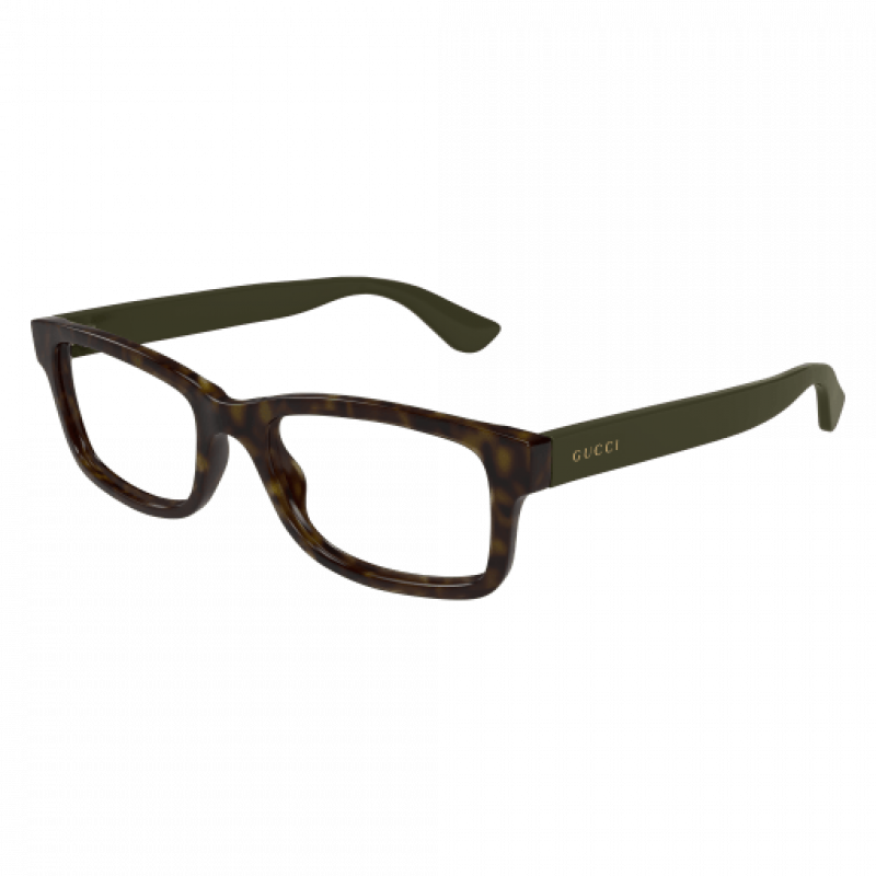 Eyeglasses Gucci GG 1717 O- 004 Havana / Transparent Green 54mm