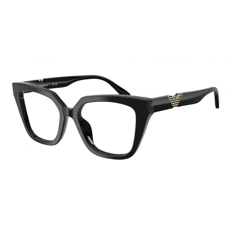 Eyeglasses Emporio Armani EA 3267 U 5017 Shiny Black Demo Lens 52mm