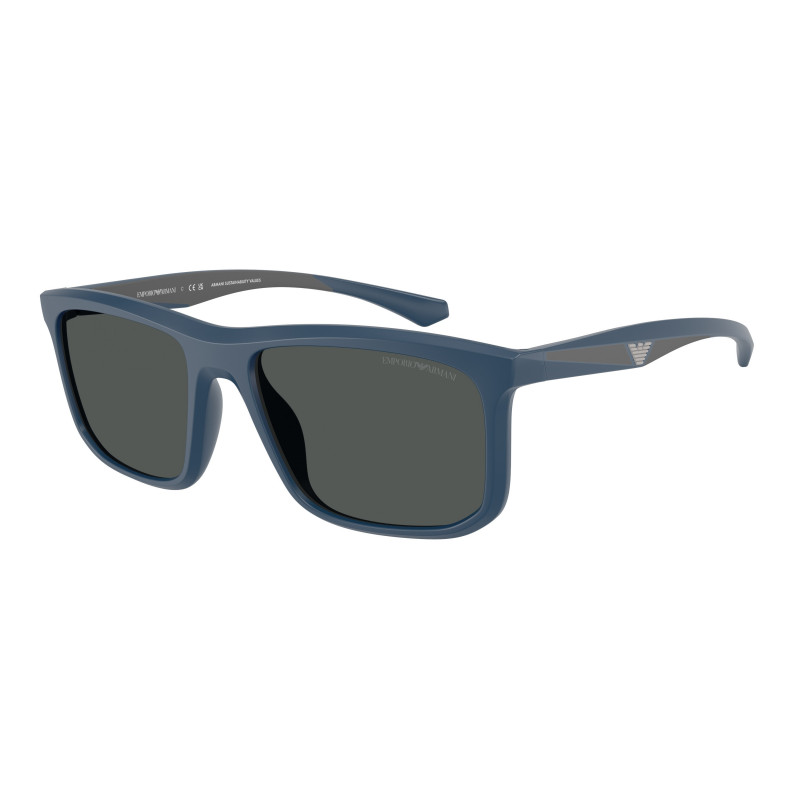 Sunglasses Emporio Armani EA 4234 U 618587 Matte Blue / Dark Grey Polyamide Standard 57mm