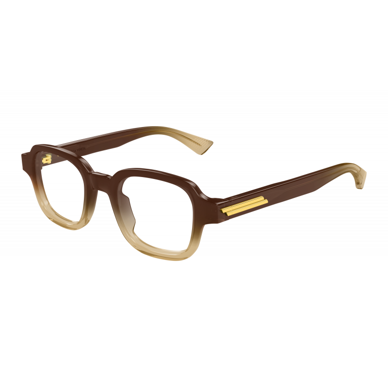 Eyeglasses Bottega Veneta BV 1462 O- 008 Brown / Transparent 48mm