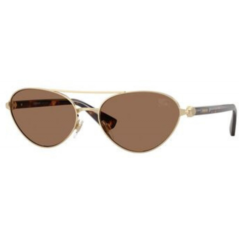 Sunglasses Burberry BE 3165 110973 Light Gold / Dark Brown Polyamide Standard 58mm