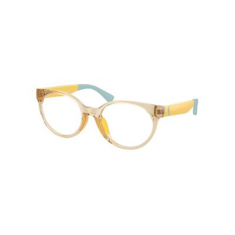 Eyeglasses Polo Prep PP 8554 U 5756 Shiny Transparent Light Yellow / Demo Lens 47mm