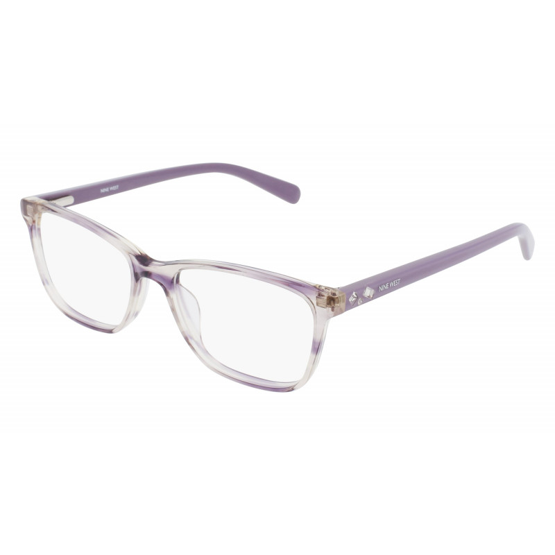 Eyeglasses NINE WEST NW 5187 N 516 Lilac Crystal Horn 51mm