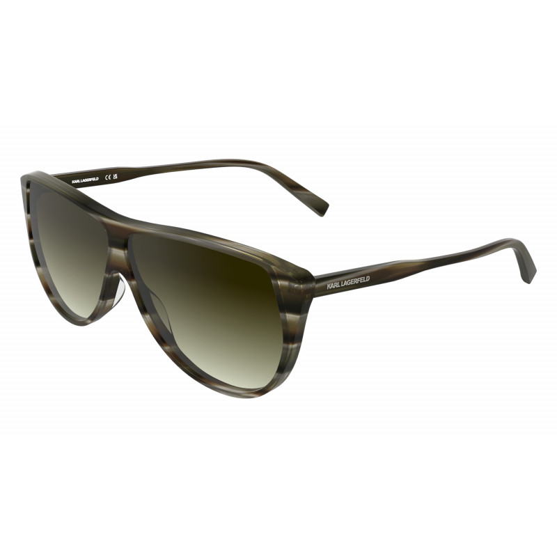 Sunglasses KARL LAGERFELD KL 6227 S 261 Striped Khaki 62mm