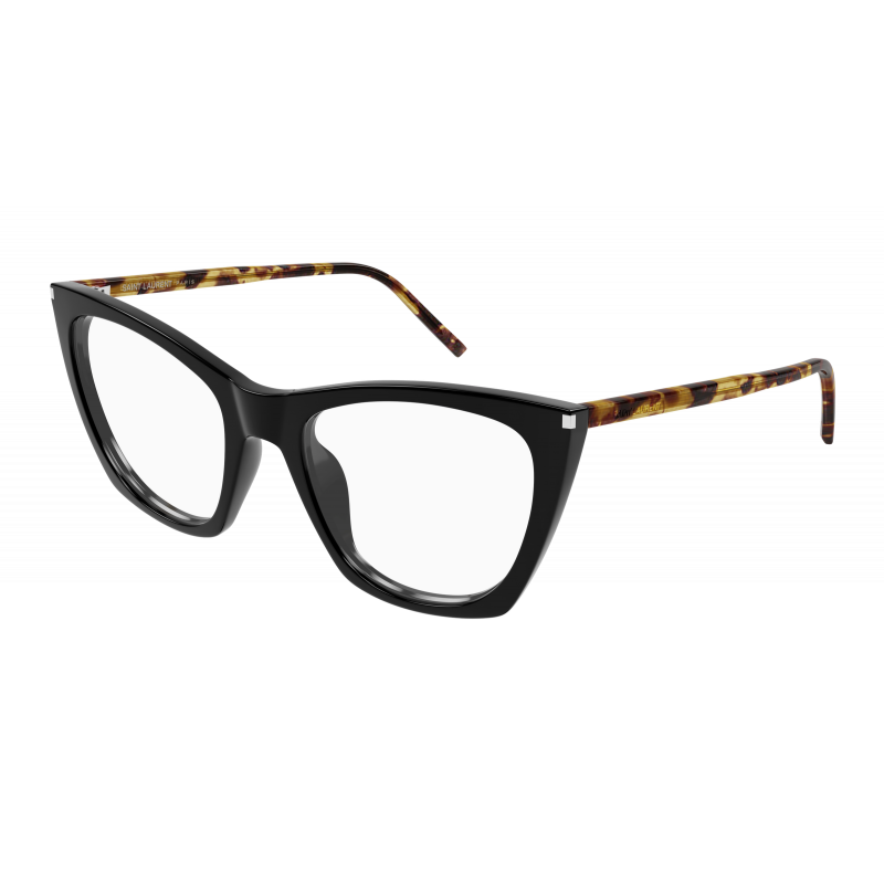 Eyeglasses Saint Laurent SL 214 KATE THIN OPT- 006 Black / Transparent Havana 55mm