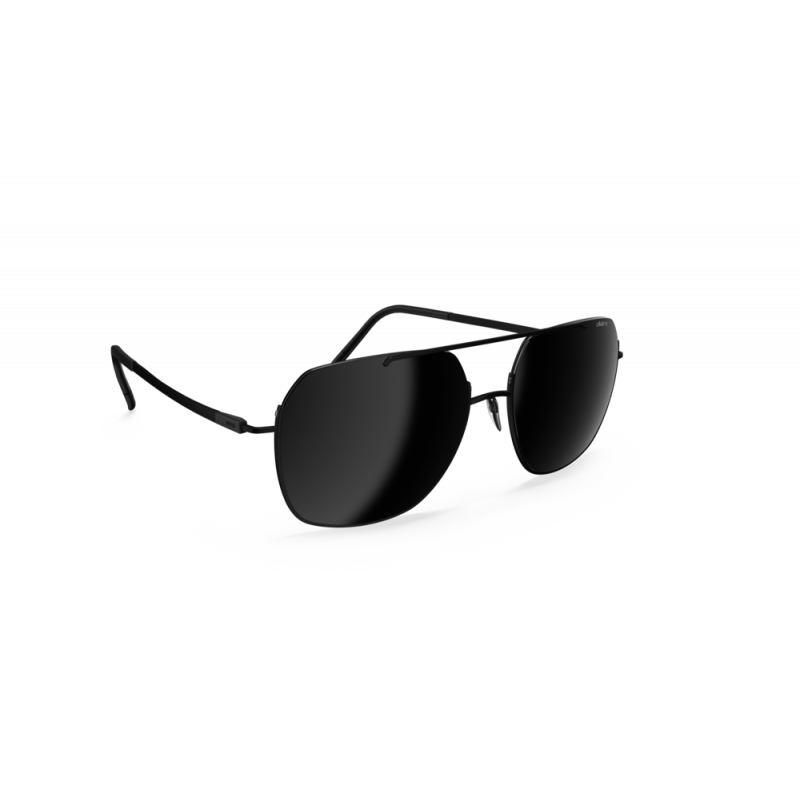 Sunglasses Silhouette Ingonish 8749 9040 Pure Black 57mm