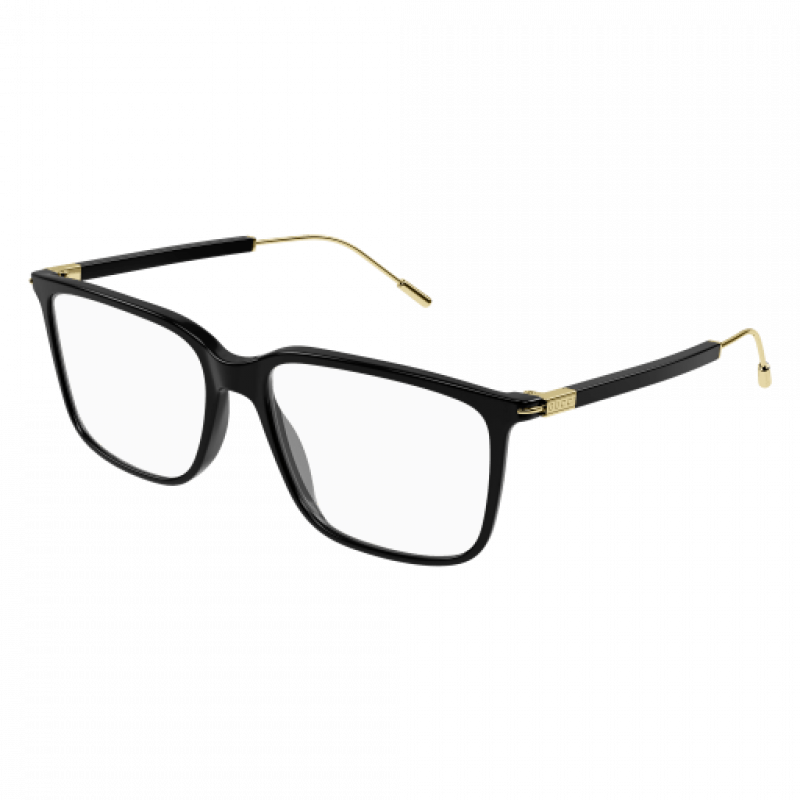 Eyeglasses Gucci GG 1273 O- 001 Black / Transparent Gold 56mm