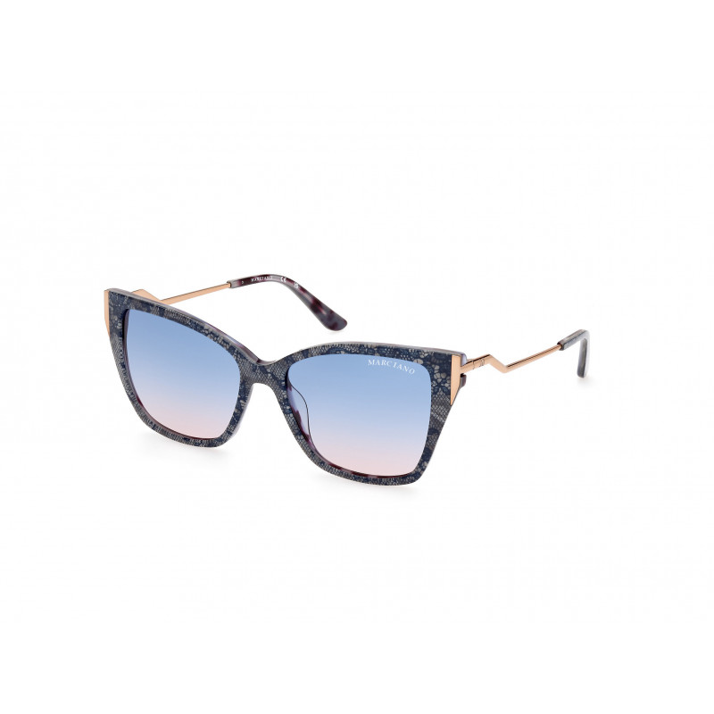 Sunglasses Guess By Marciano GM 0833 92W Blue/Havana / Shiny Rose Gold 55mm
