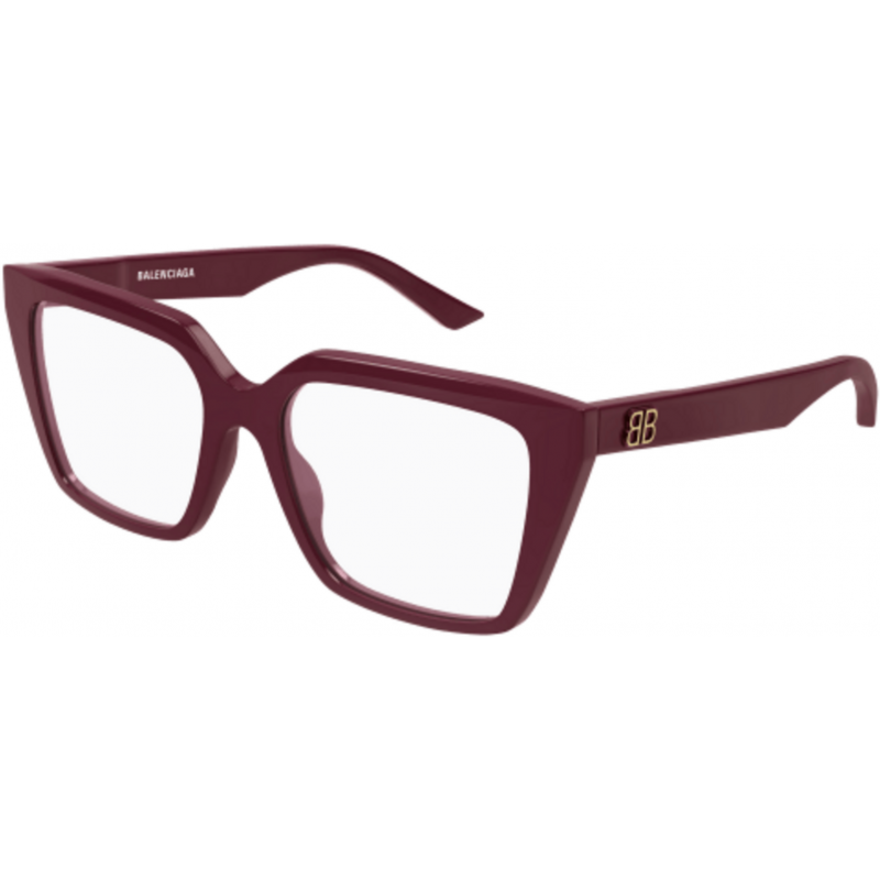 Eyeglasses Balenciaga BB 0130 O- 012 Red / Transparent 53mm