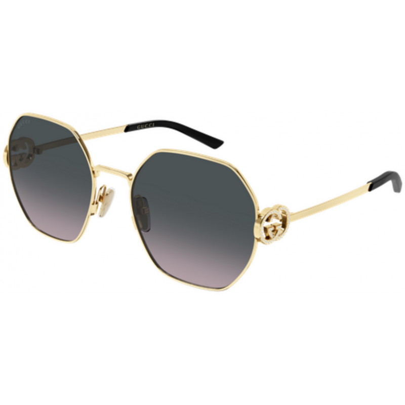 Sunglasses Gucci GG 2046 S- 002 Gold / Grey 58mm