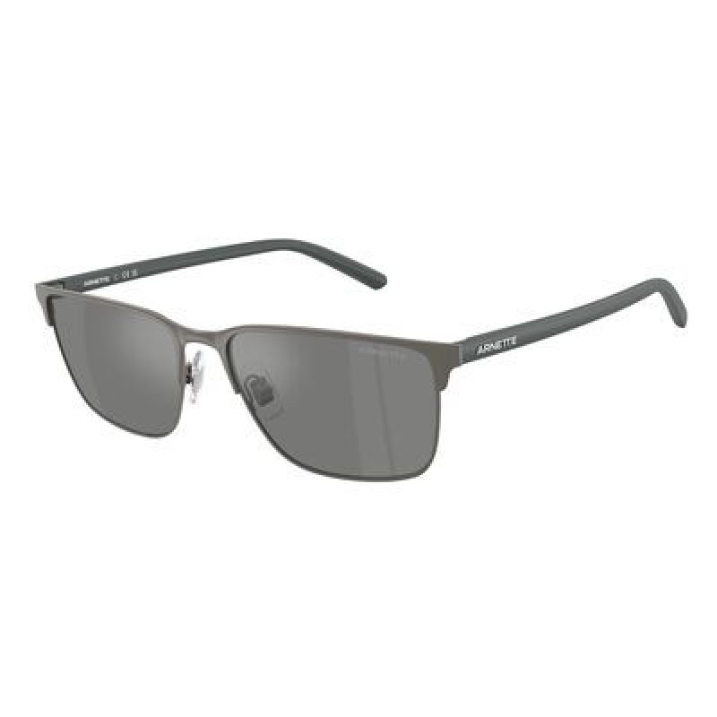 Sunglasses Arnette AN 3094 745/6G Matte Gunmetal / Grey Mirror Silver Policarbonate Standard 58mm