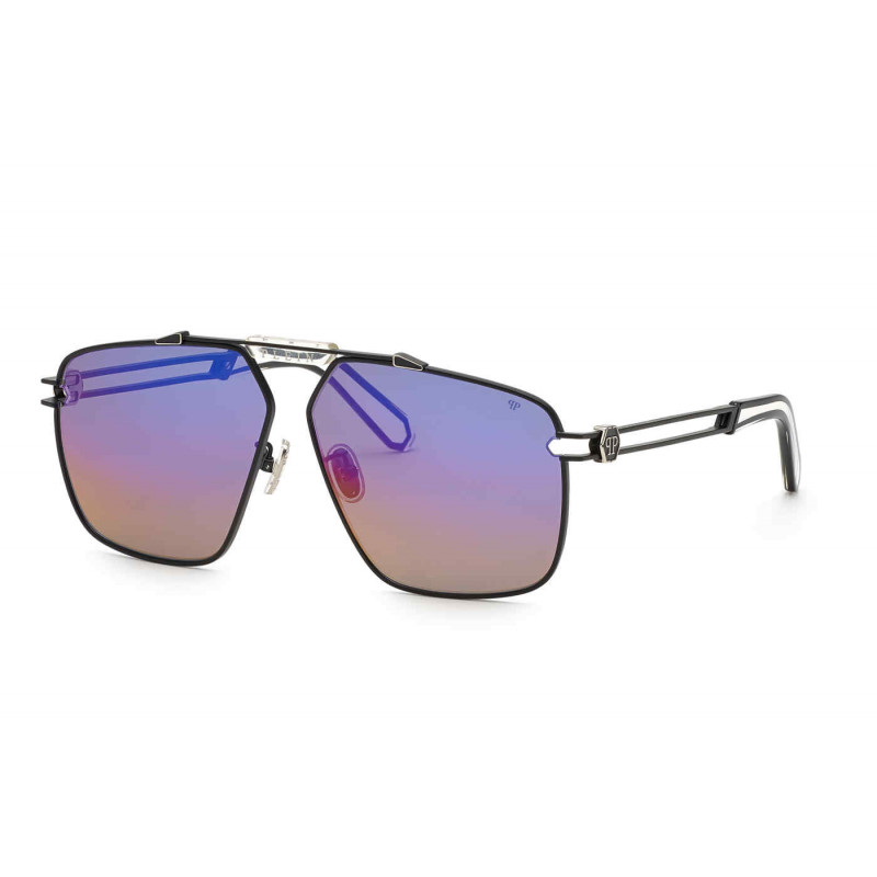 Sunglasses Philipp Plein SPP 049 M Black W/shiny Palladium -0541 0541 -